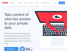 Tablet Screenshot of ivpn.net